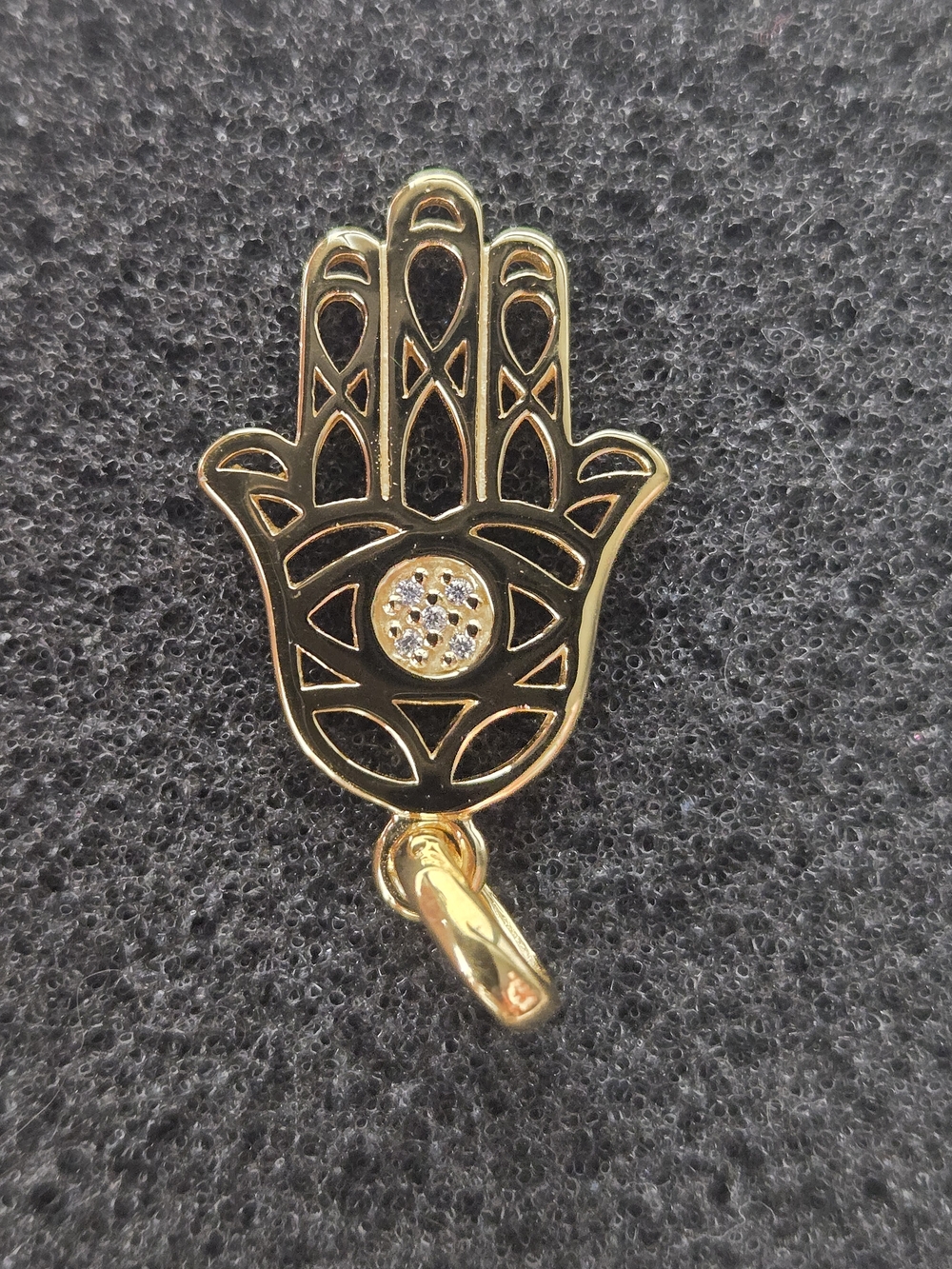 Thomas Sabo Gold Plated Hamsa Hand Charm
